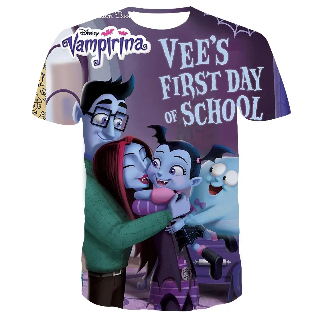 قمصان فتاة Vampirina |   تي شيرت فامبيرينا |   تي شيرت بناتي |   قمم التي شيرت - قمصان ديزني - Aliexpress