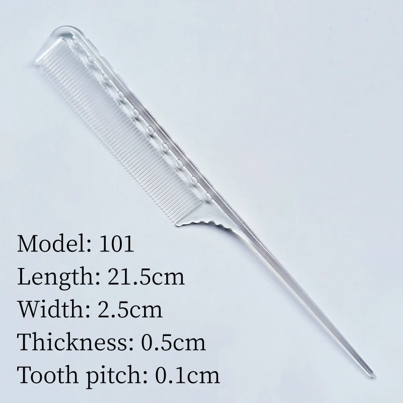 Spitzer Kamm, Friseursalon, Friseurkamm, Friseur, Stahlnadel, spitzer Schwanzkämme, Friseursalon, professionelles Styling, Haarbürste – Detail 11