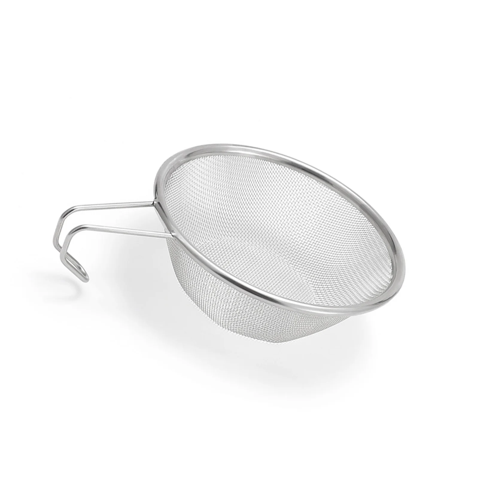 Strainer Ladle Durable Stainless Steel Wire Skimmer Spoon With Handle Mesh Spoon Easy To Use For Oil Filter Skimming Grease And