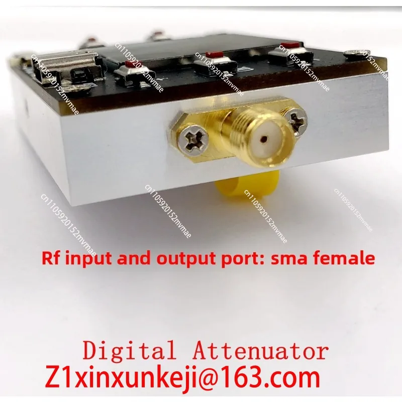 

Цифровой программируемый радиочастотный аттенюатор TYPE-C 6G, 30 дБ, с TFT-дисплеем, корпус из ЧПУ, поддержка связи