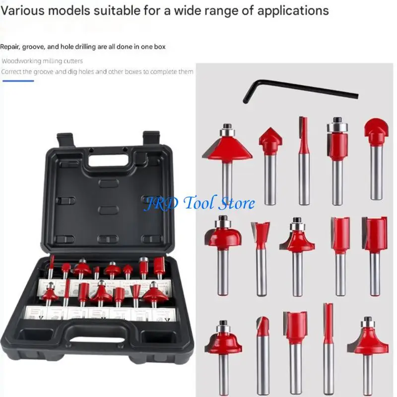 

A2UD Профессиональные деревообрабатывающие фрезы с хвостовиком 1/4 дюйма, промышленная стальная фреза с различными типами лезвий
