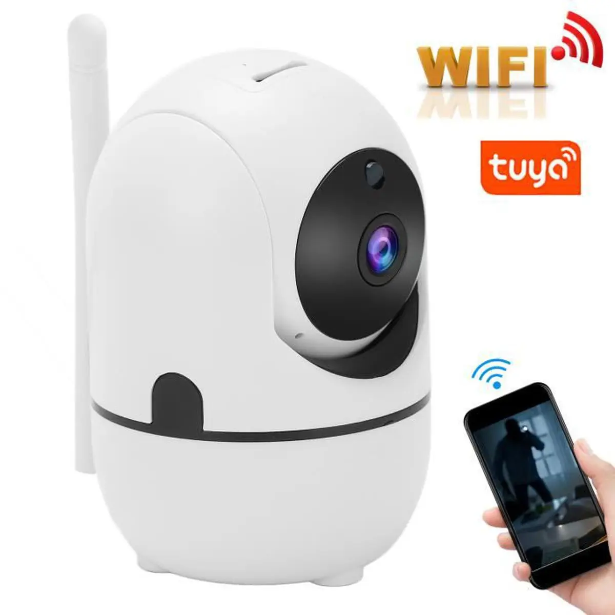 

2MP 1080p Yoosee/Tuya/YCC365 APP Wireless PTZ IP Camera AI Humanoid Detection Auto Tracking Security Alarm Baby Monitor