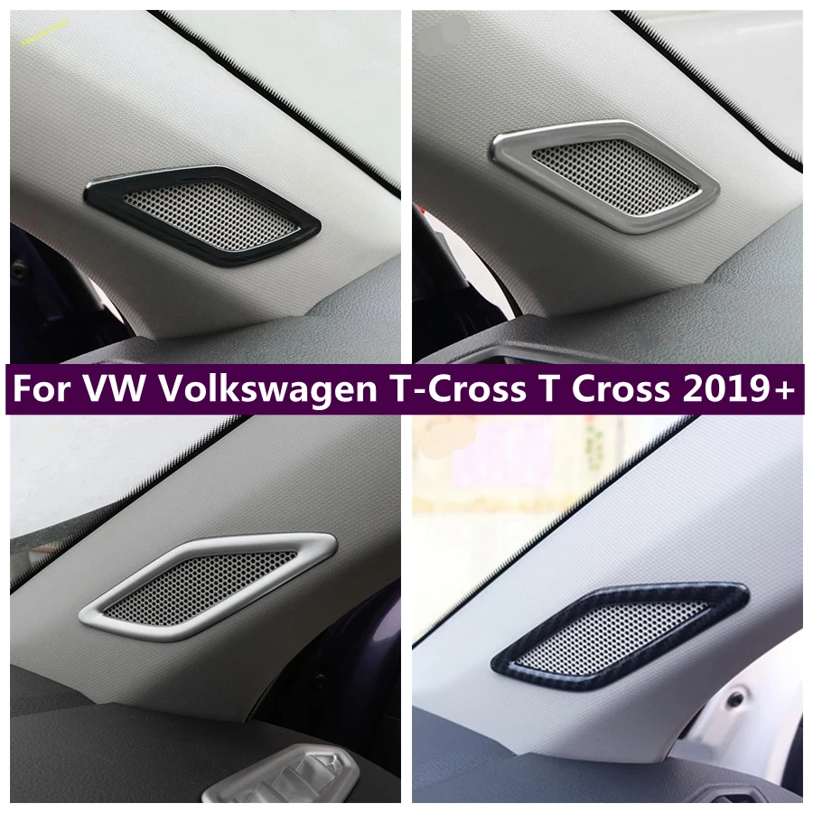 

Accessories For VW Volkswagen T-Cross T Cross 2019 - 2023 Inner Window Pillar A Speaker Audio Loudspeaker Sound Frame Cover Trim