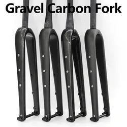 Gravel Carbon Fork 700C 1-1/8