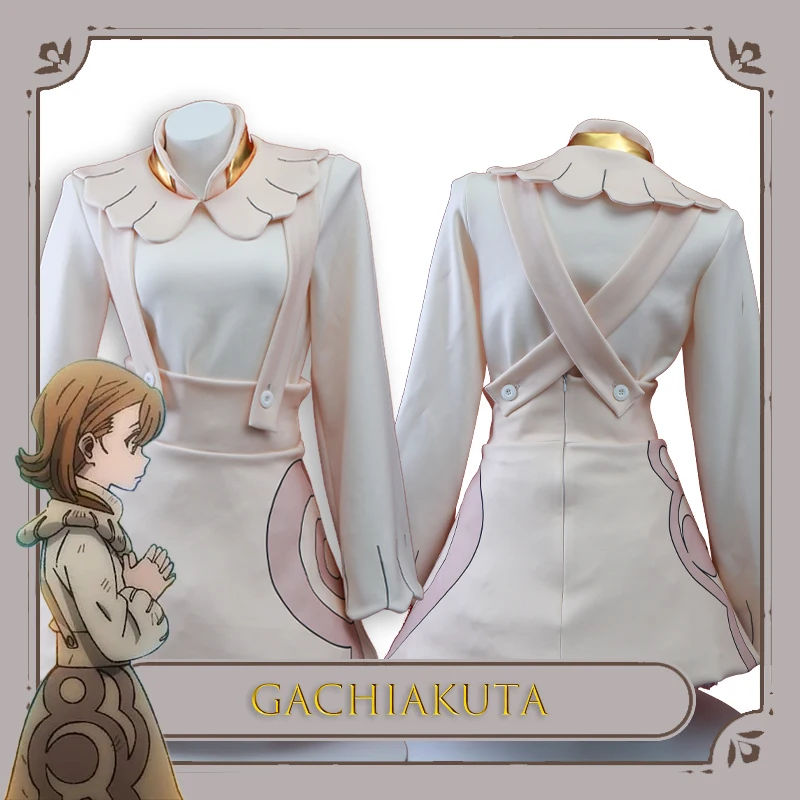 

BGACHIAKUTA Chiwa Celestial Rodo Косплей Костюм Аниме Боевой наряд Уличный горячий панк-рукав с капюшоном Модная униформа Парик Cos Party