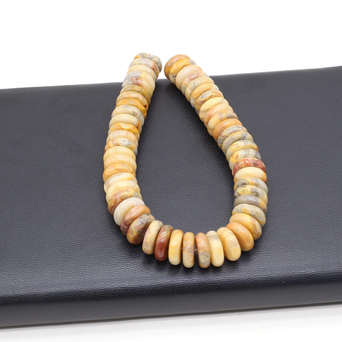 3x12mm Natural Stone Spacers Disc-shaped Gemstone Isolation Loose Beads Jewelry Making DIY Necklaces Bracelet Accessories Gifts