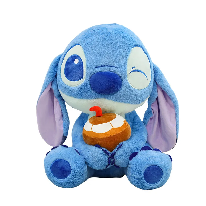

Плюшевая игрушка Disney Kawaii Coconut Stitch, 60 см, мягкая кукла, персонаж аниме, подарок на день рождения для детей и взрослых, мягкая подушка для объятий