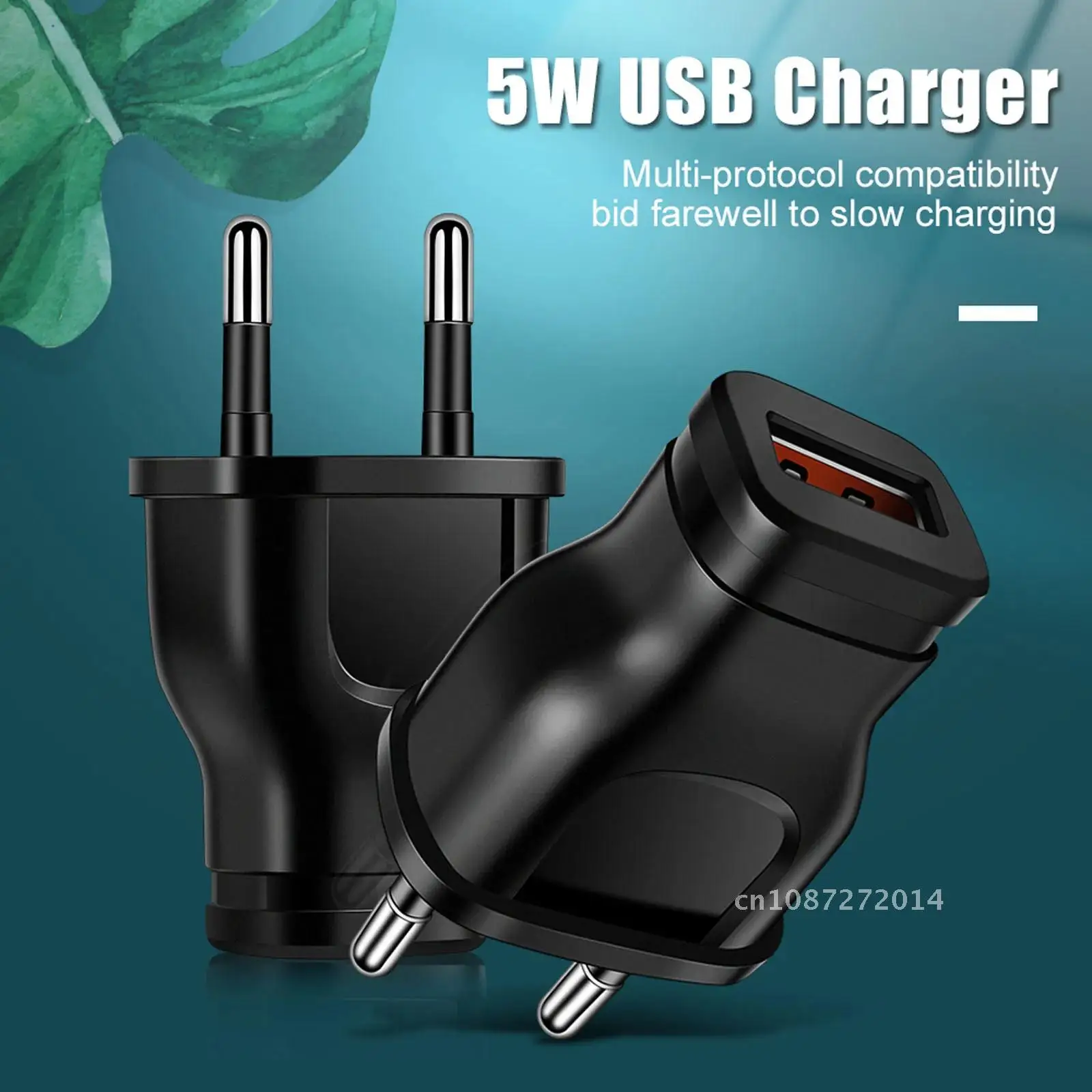 

Safety Mini USB Charging For Iphone 12 Plug Bluetooth Headset Mobile Phone Charger Accessories EU Plug