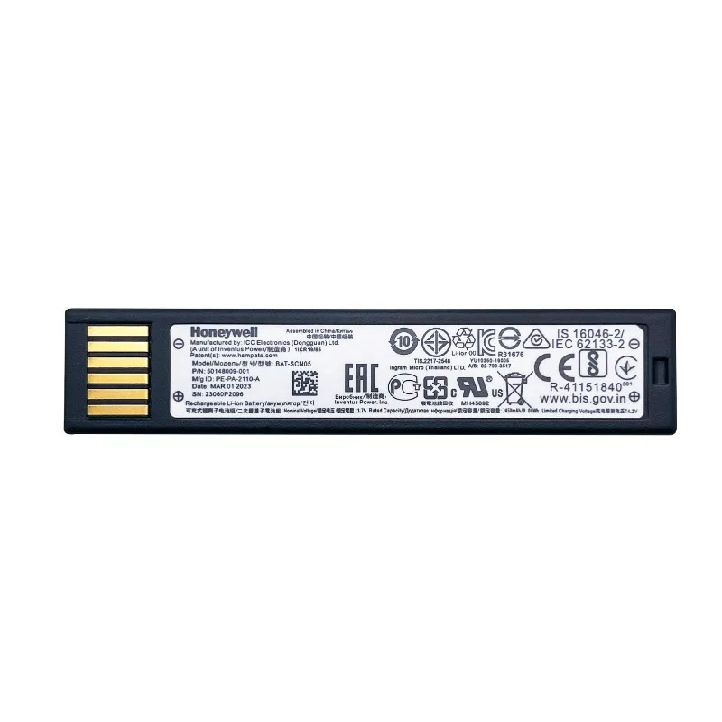 BAT-SCN05 Replacement Lithium Battery for Honeywell Xenon 1952g Granit 1991i SR XR XLR Barcode Scanner