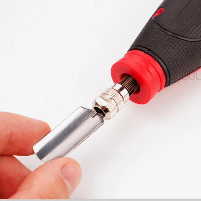 

Электрический нож для резьбы по налетке со сменной режущей головкой, удобный многофункциональный ручной станок для резьбы по дереву