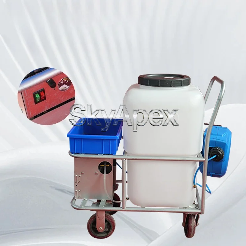 Automatic Hose‑reeling Trolley Sprayer Agricultural Spraying Machine For Greenhouse Farm And Breeding Farm