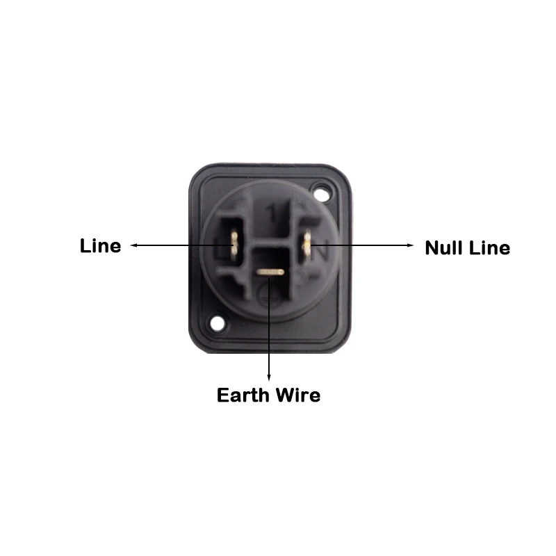 2 Stks/partij P65 Waterdicht 3pin Powercon Connector Podiumlicht Led Bewegend Licht Stopcontact 250V Ac/Dc 20a