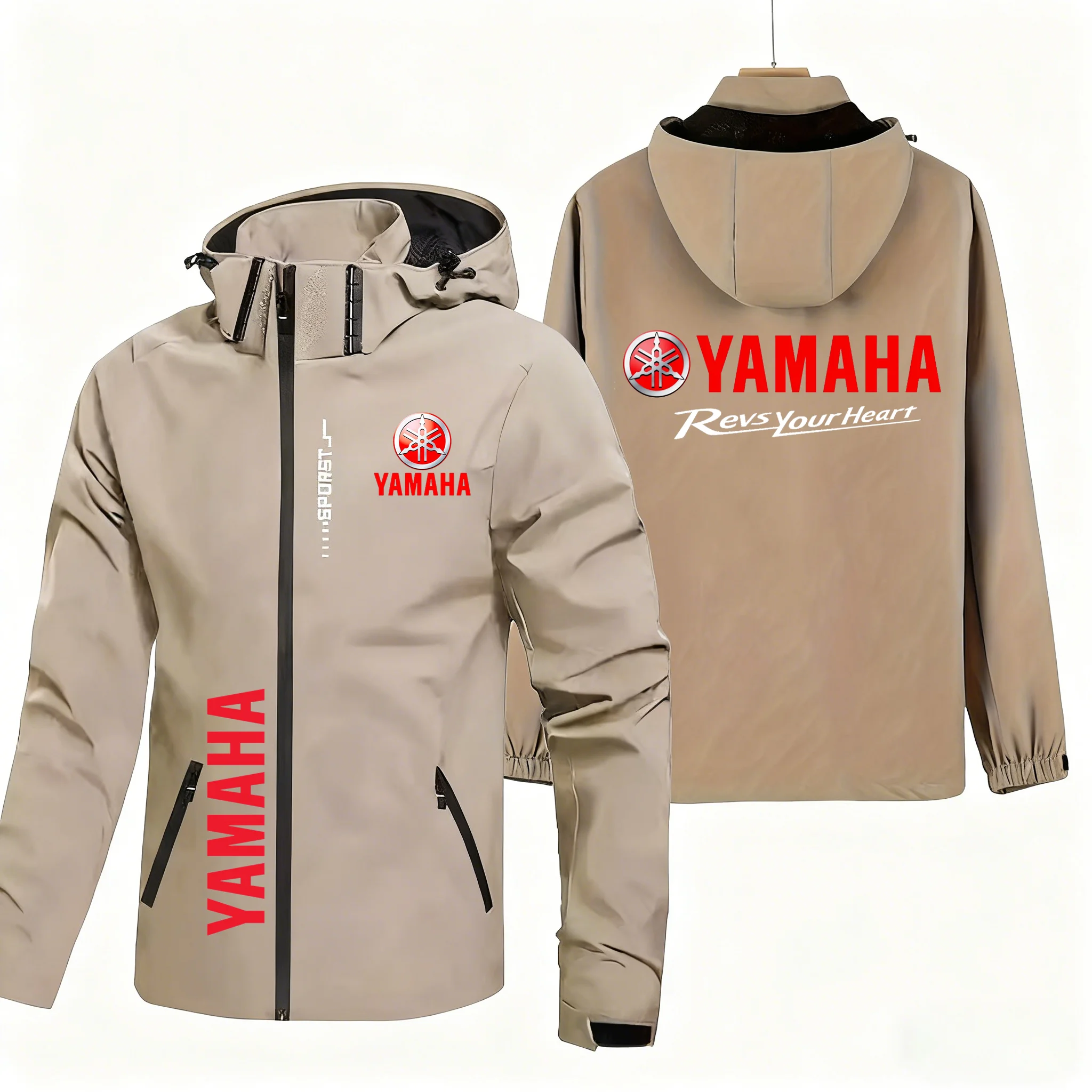 2025 new Yamaha logo jacket, men's autumn and winter new windproof jacket, sports jacket, racing jacket, trendy jacket