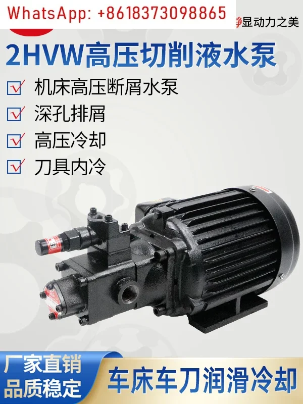 Machine tool high pressure cutting fluid water pump TOP-220HVWM-VD CNC machining center cooling pump