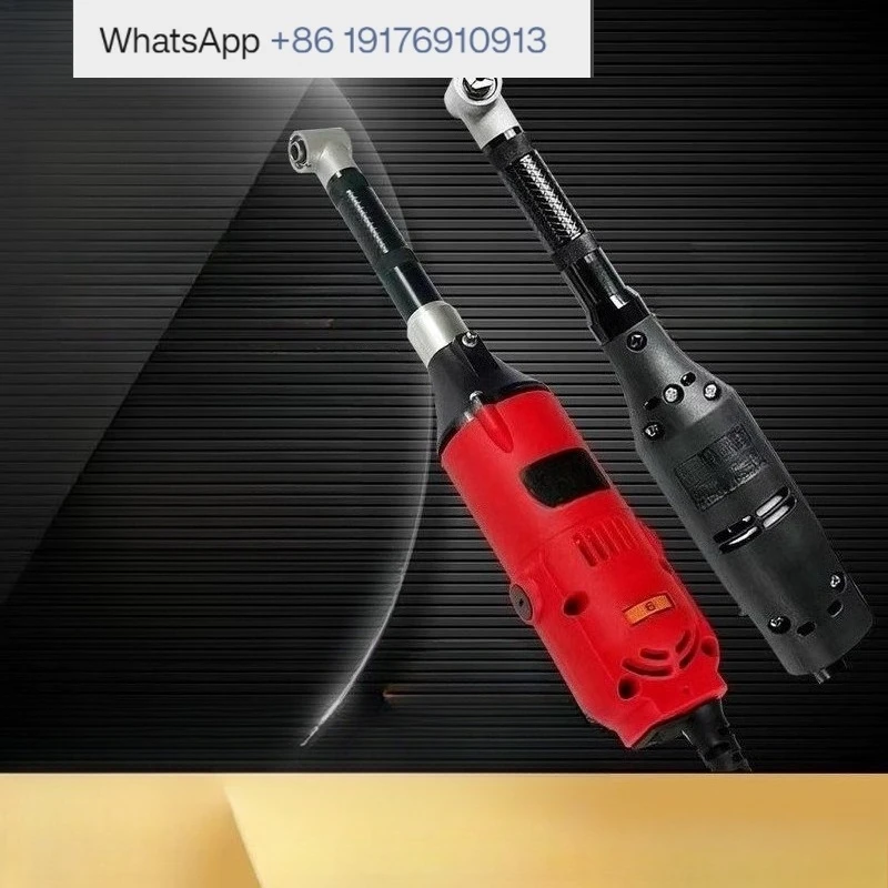 

Adjustable speed electric 90 degree elbow grinder, miniature angular engraving grinder, mold saving polishing machine engraving