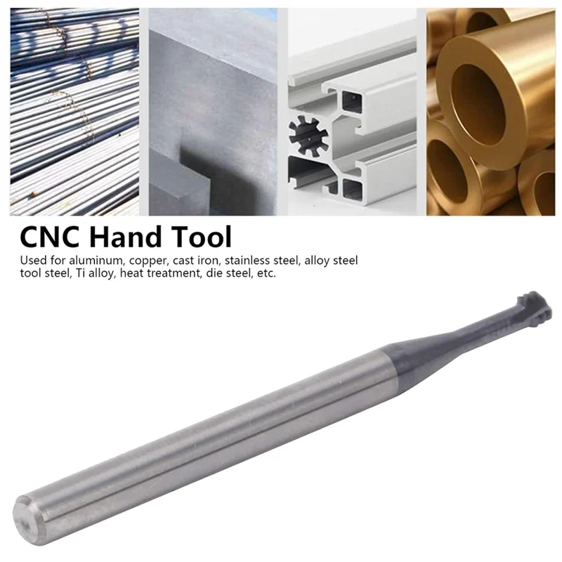 

A43F-Thread Milling Cutter 3 Tooth Metric 60° Tungsten Steel CNC M4x0.7Xd4x50 Cutting Tools, Helical Flute Thread Mills