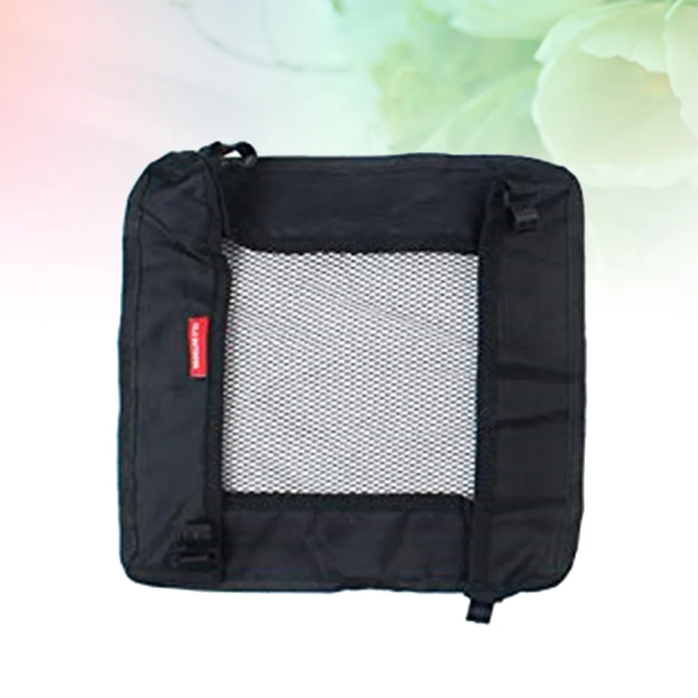 

Outdoor Folding Table Hanging Net Basket Camping Mesh Pouch Storage Barbecue Portable Black Picnic