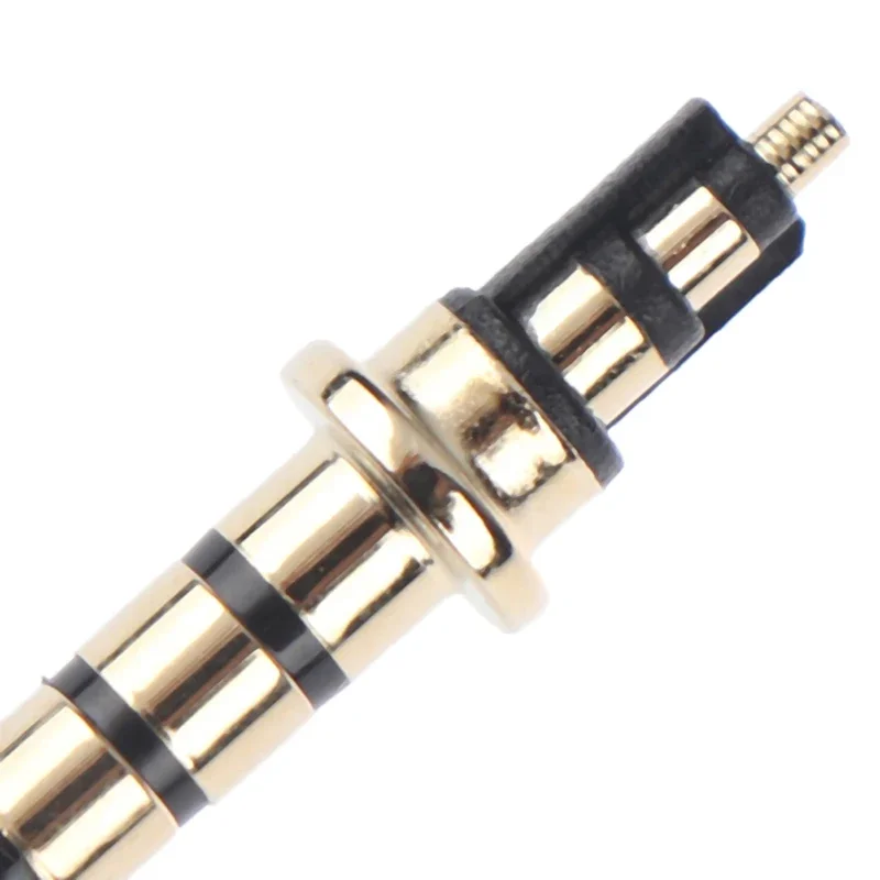 2pcs/lot Black White Audio Plugs 90 Degrees 3.5mm stereo headset plug jack 3 4 pole 3.5 Gold Plated Jack Adaptor Connector