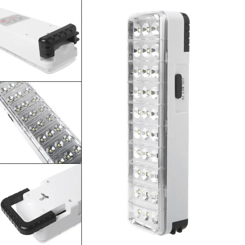 Imagem -02 - Luz Emergência Multifuncional 30led Recarregável Led Lâmpada Segurança Modos para