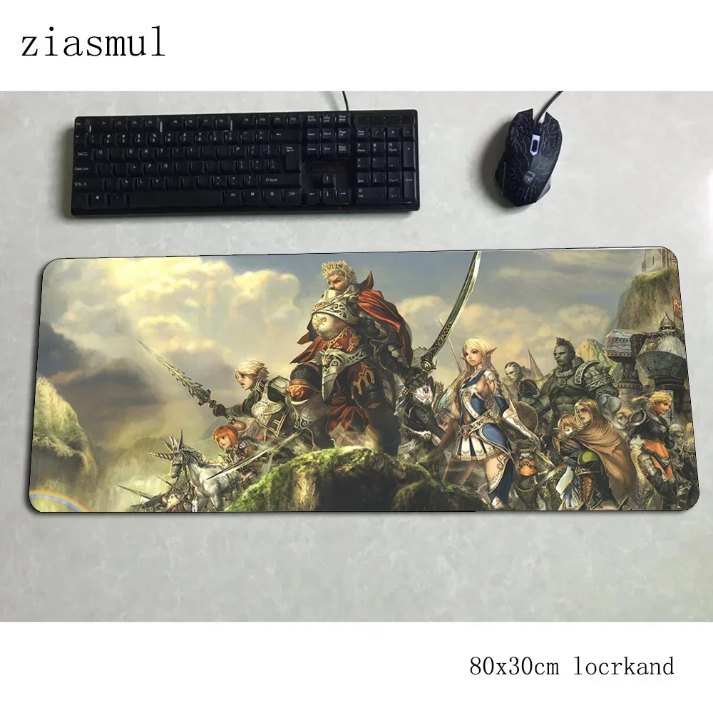 Lineage 2 alfombrilla de ratón 80x30cm alfombrillas hermosa alfombrilla de ratón de ordenador accesorios de juego alfombrilla de ratón dominante juegos de teclado pc gamer