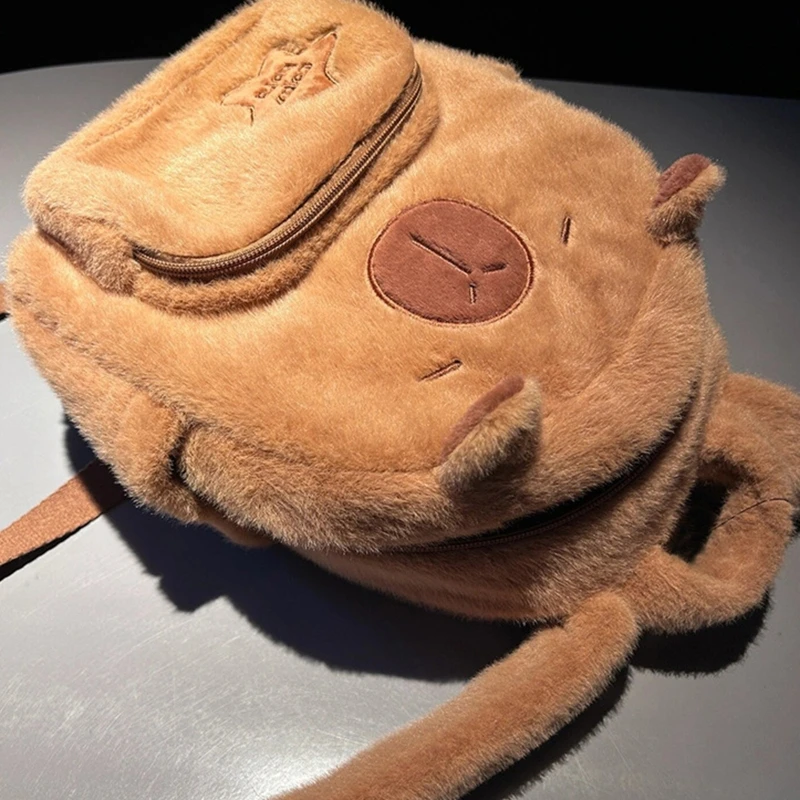 Sacs à poupées en peluche pour femmes, Mini sacs à pour adolescents Capybara pour le quotidien