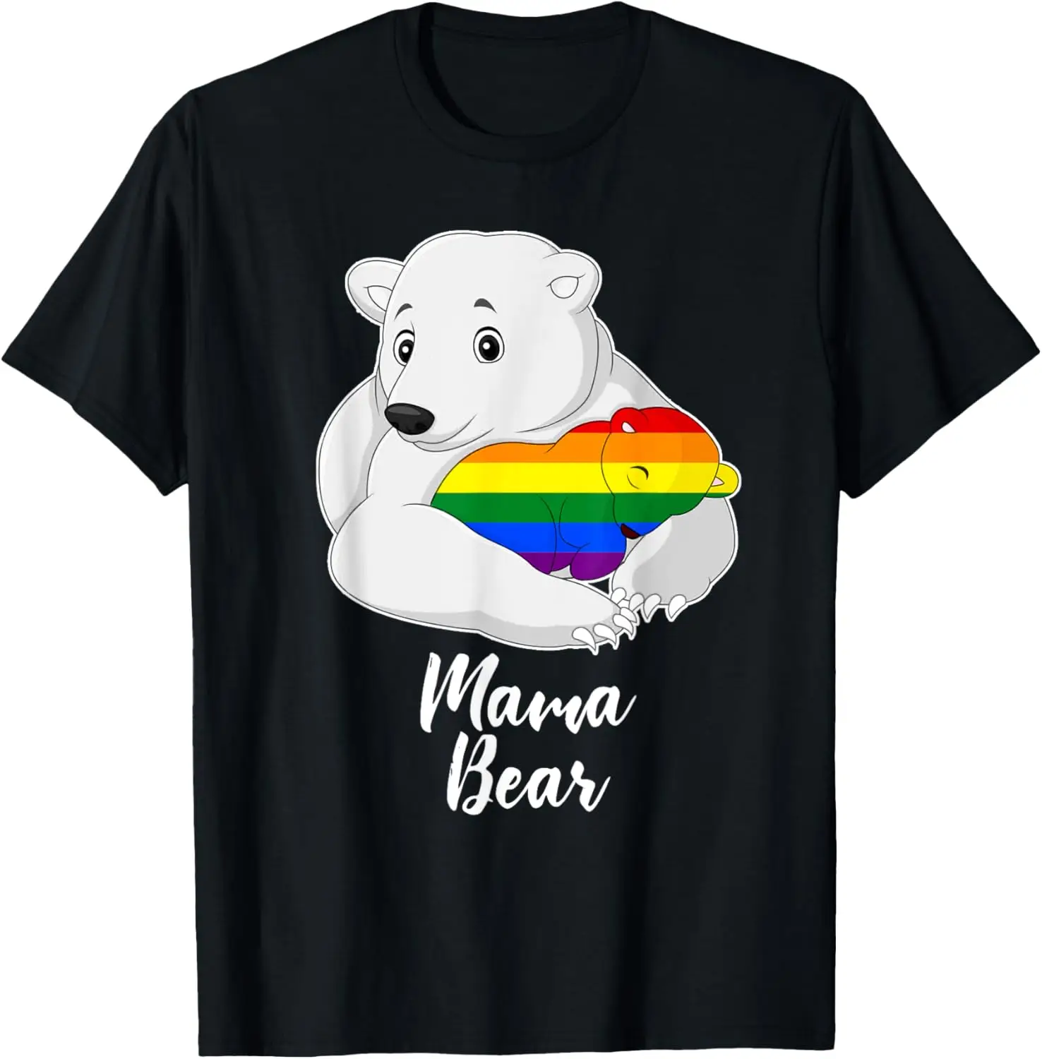 Mama Bear Take Care LGBT Tshirt Rainbow Pride Tshirt