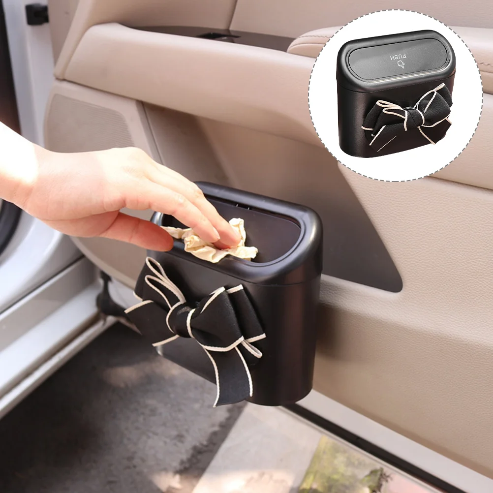 Car Trash Can Interior Accessories Accsesories Indoor Dump Automatic Garbage Vehicle Portable Basket Basurero