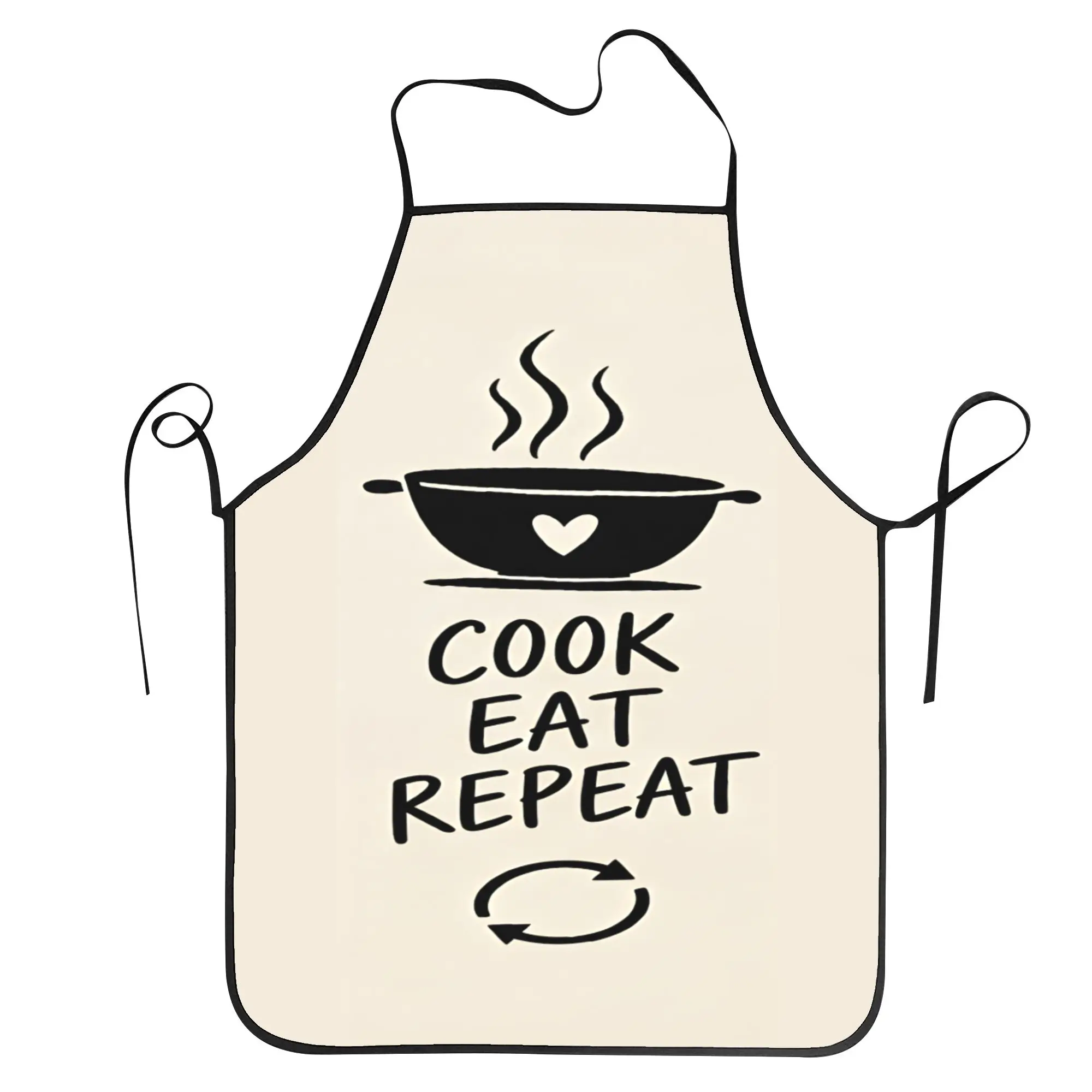 Cooking and Baking Apron  Household Adult Kitchen Accessories Restraunt Custom Aprons without Pocket