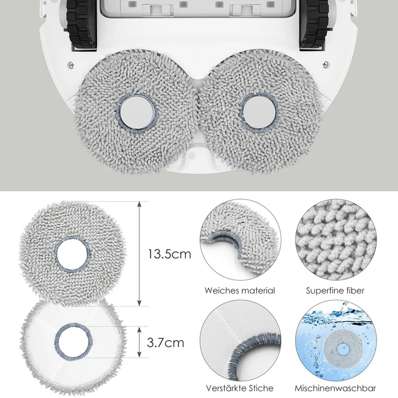 Pièces de rechange pour Dreame L10s Pro Ultra, brosse latérale principale, filtre HEPA, tampon de vadrouille, sac à poussière, pièces de rechange