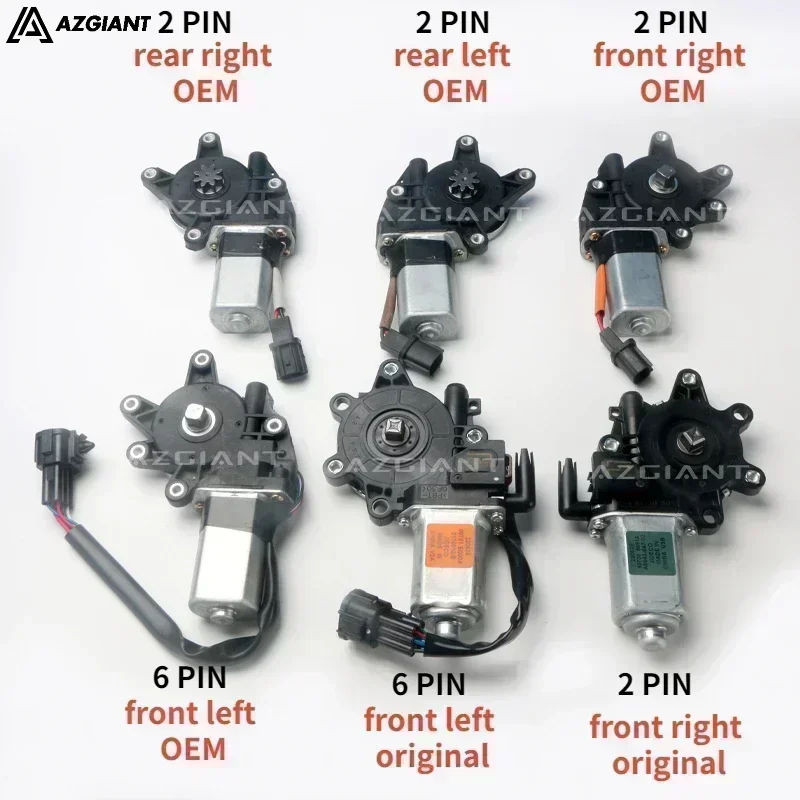 For Nissan TIIDA 2005-2010 Sylphy Livina Civic Teana Front Rear Left Right Window Glass Electric Lifting Motor 80731-ED00A