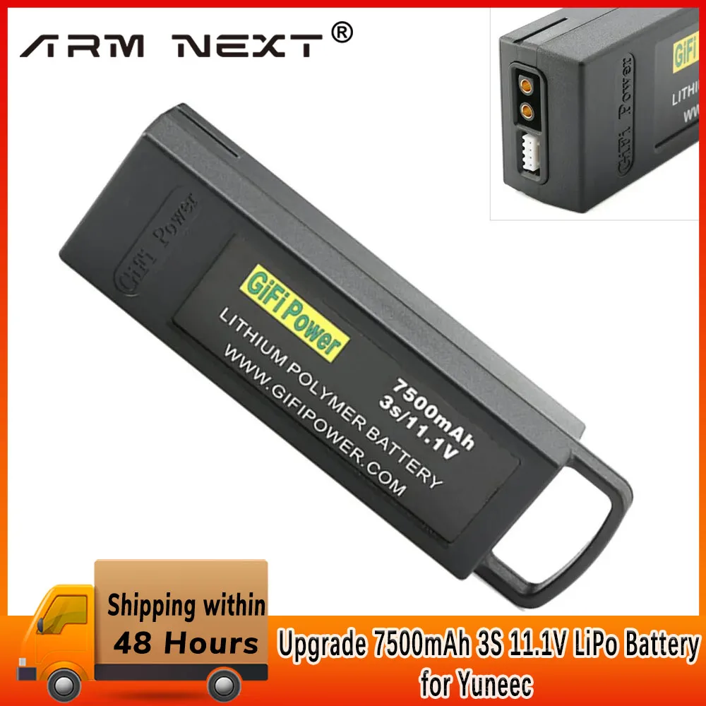 

NEW Upgrade 7500mAh 3S 11.1V LiPo Battery for Yuneec Q500 Q500 4K PRO for Typhoon RC Drone Quadcopter Lithium Polymer