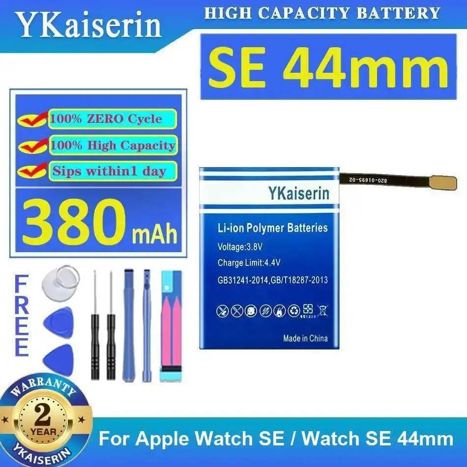 

380Mah For Apple Watch SE 44Mm Durable Battery