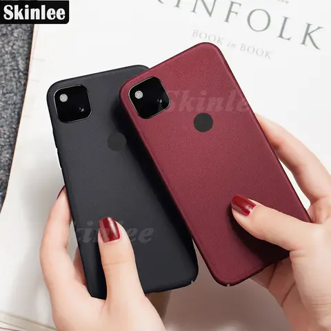 Skinlee 무광 실리콘 소프트 쉘, 충격 방지 휴대폰 커버, Google Pixel 4A 4G, XL 5 5A 5G 용