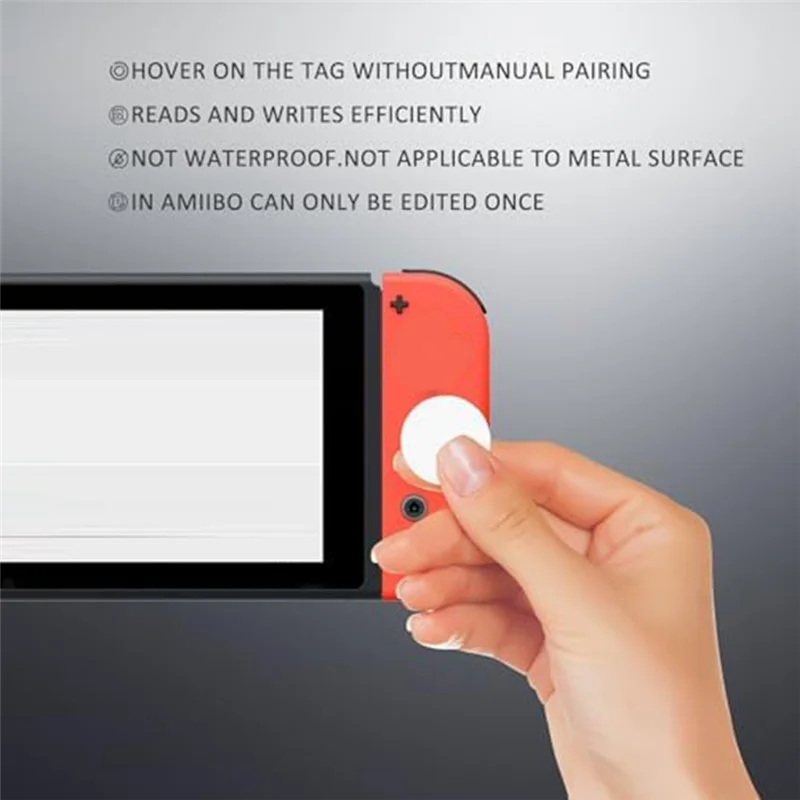 

ELECT-55PCS NFC Tags 215 Blank White Card Sticker Coin Card With Adhesive Backing Enabled Mobile Phone Easy To Use