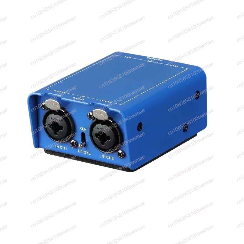 Dual-channel audio isolator, noise-canceling static current sound line electrical balancer