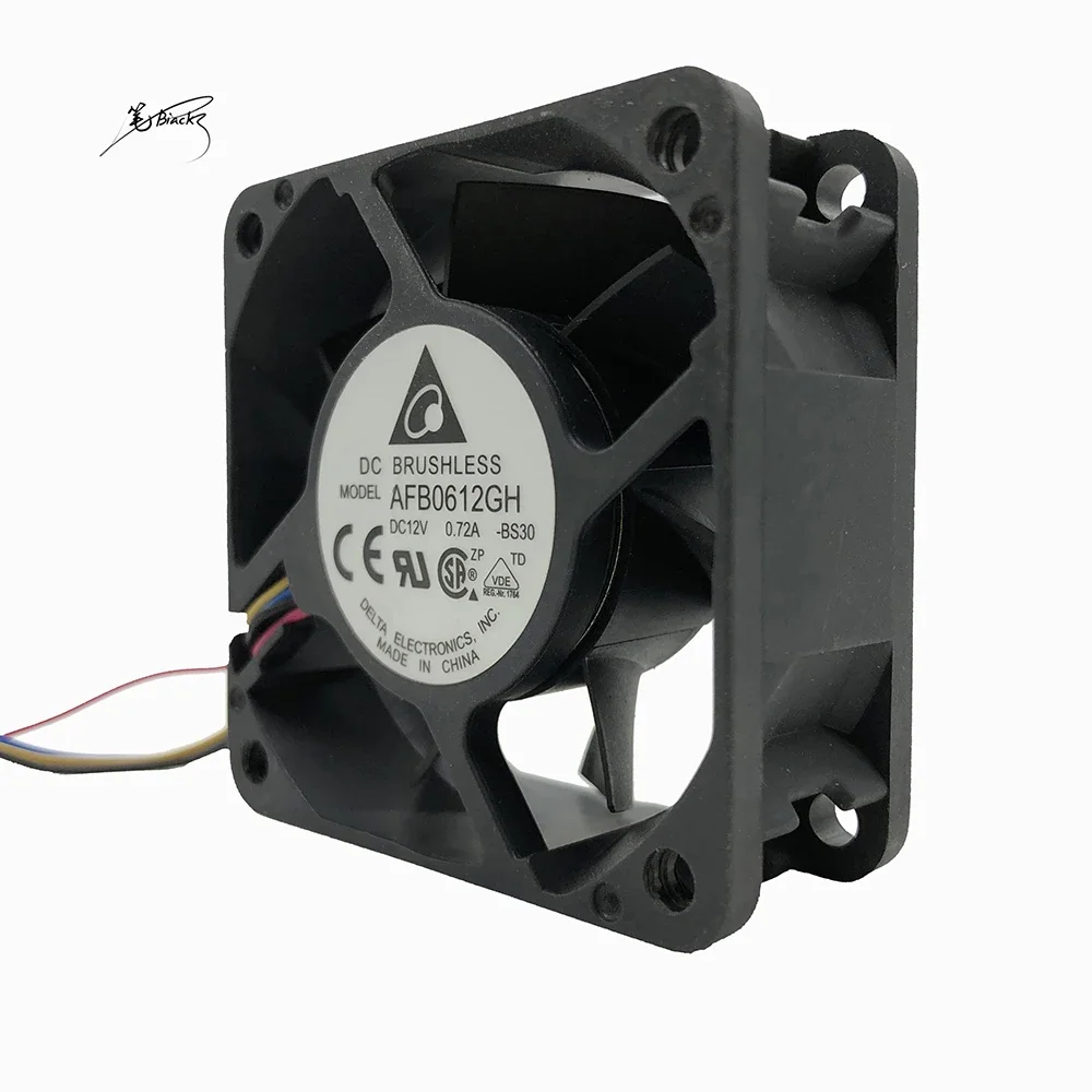 Delta-Original ventilador de volume de ar grande, 6cm, 6025, 12V, 0.72a, 4 fios, PWM, temperatura controlada, novo