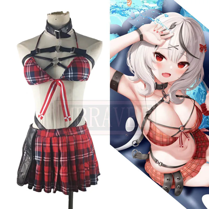 

Youtube Vtuber Hololive Sakamata Chloe Cos Cosplay Costume Uniform Christmas Halloween Custom-made Any Size