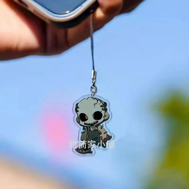 dead by daylight game Phone Chrams Keychains Keyring for Accessories Bag Key Chain Ring Jewelry Gamer Fans Gifts