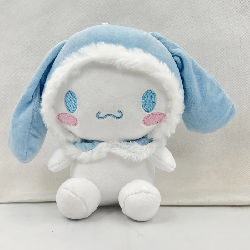 Anime Sanrios Cartoon Cinnamoroll urocza bułka cynamonowa pluszowy pies zabawka pluszowa lalka dekoracja domu prezent urodzinowy dla dzieci na Boże