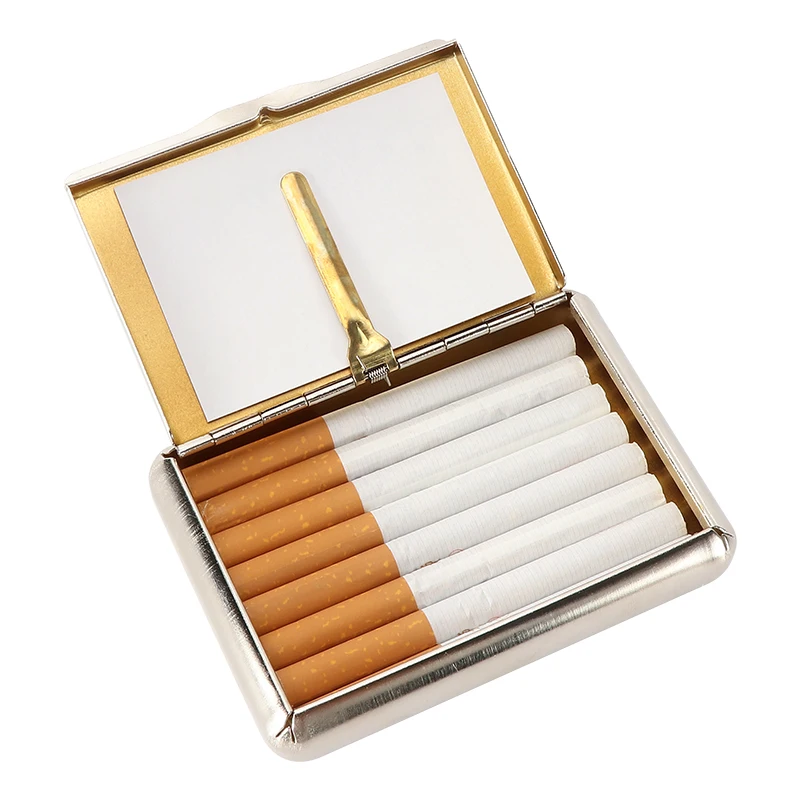 Good Quality Cigarette Case Gift Box Container Regular Size Cig Tobacco Holder Pocket Box Storage Smoking Accessories