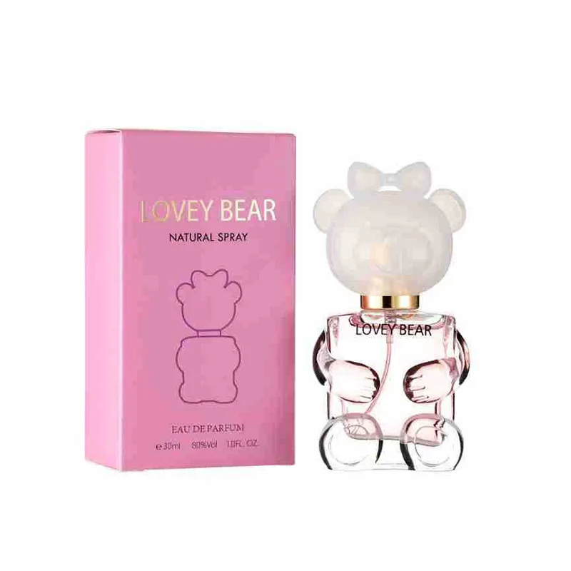

Женские духи с милым медвежьим дизайном, парфюмерный спрей, 30 мл, парфюм, стойкий легкий аромат, очаровательный феромон для девочек, подарки