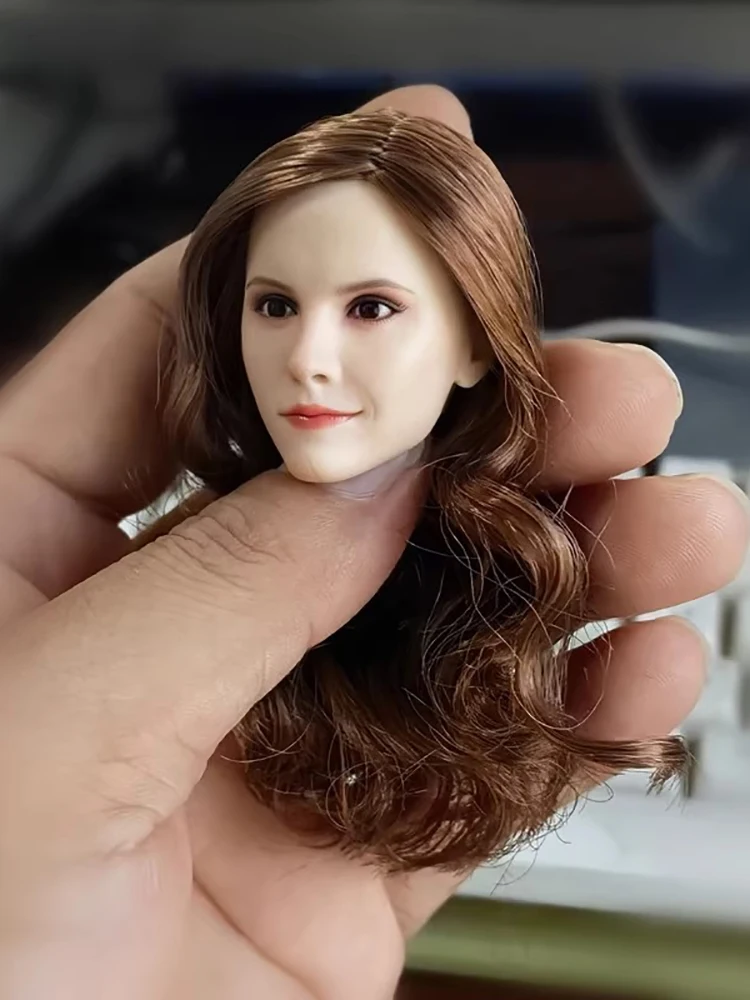 Z6TOYS ZC012 1/6 أنثى الممثل إيما واتسون حساسة رئيس نحت المنقولة العين تصميم نموذج لعب لتزيين الجسم الجندي 12 بوصة