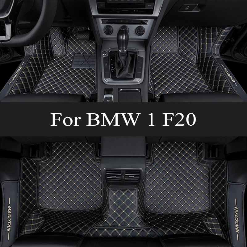 Car Floor Mats For BMW 1 F20 116i 118i (Four Doors) 2012 2013-15 2016 2017 2018 Auto Foot Pads Carpet Cover Interior trunk mat