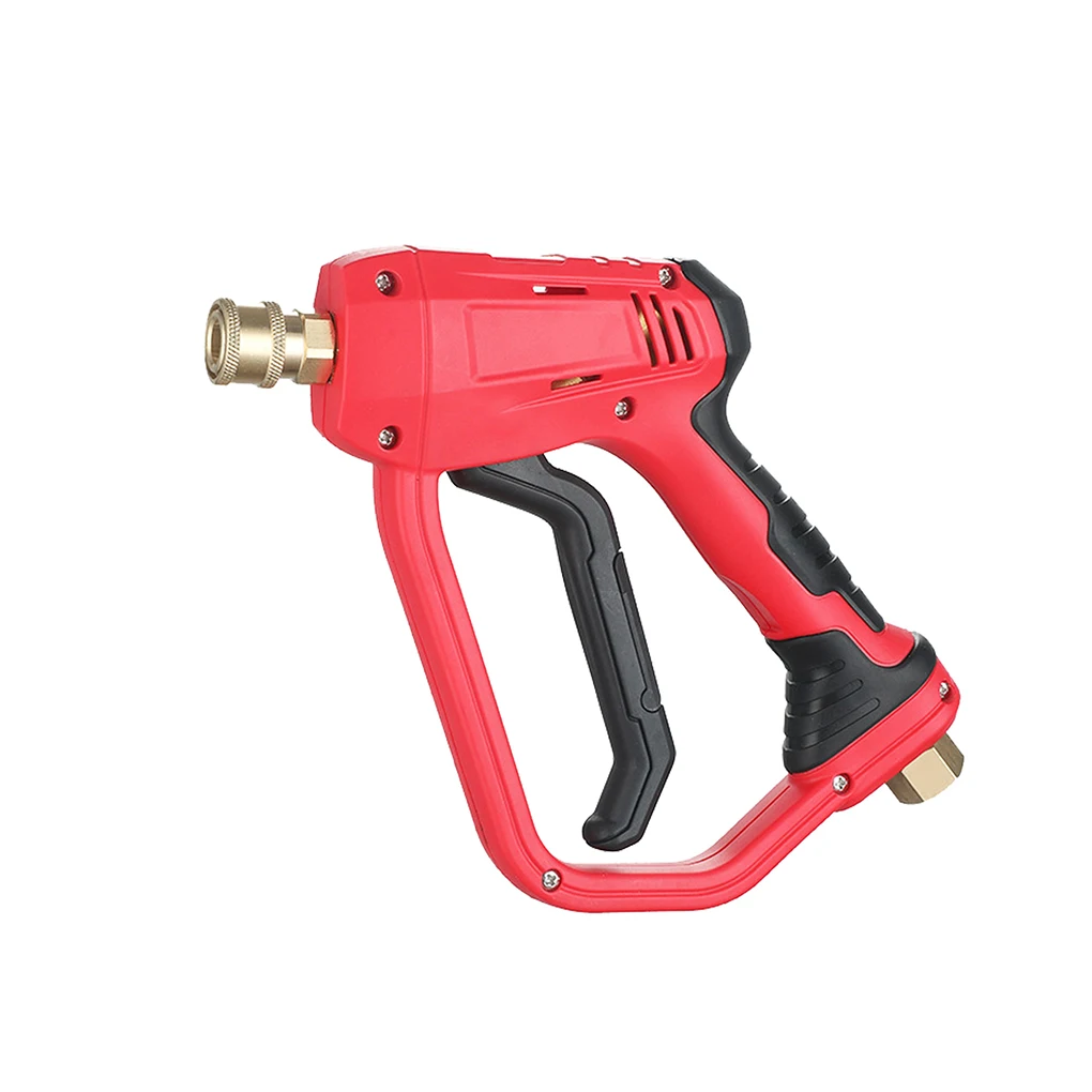 

High Pressure Washer Car Wash Gun Kit M22-14mm and 3/8 Quick Inlet Connector with Quick Connector 5PCS Nozzle Tip