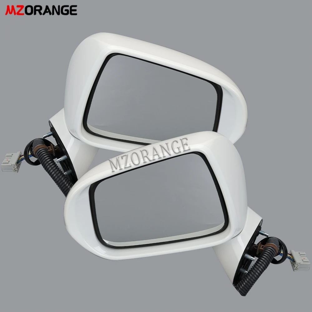 Side Mirror For HONDA FIT JAZZ 2005-2008 CITY 2007 Rearview 5-PINS Electric Angle Adjust LED turn signal Lamp glass lens cover