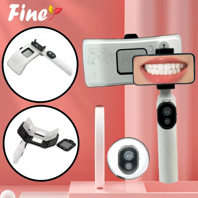

Finer Dental Photography Light LED Flash Light with Polarizer Dental Photography Equipment Macro Oral Filling Flashlight