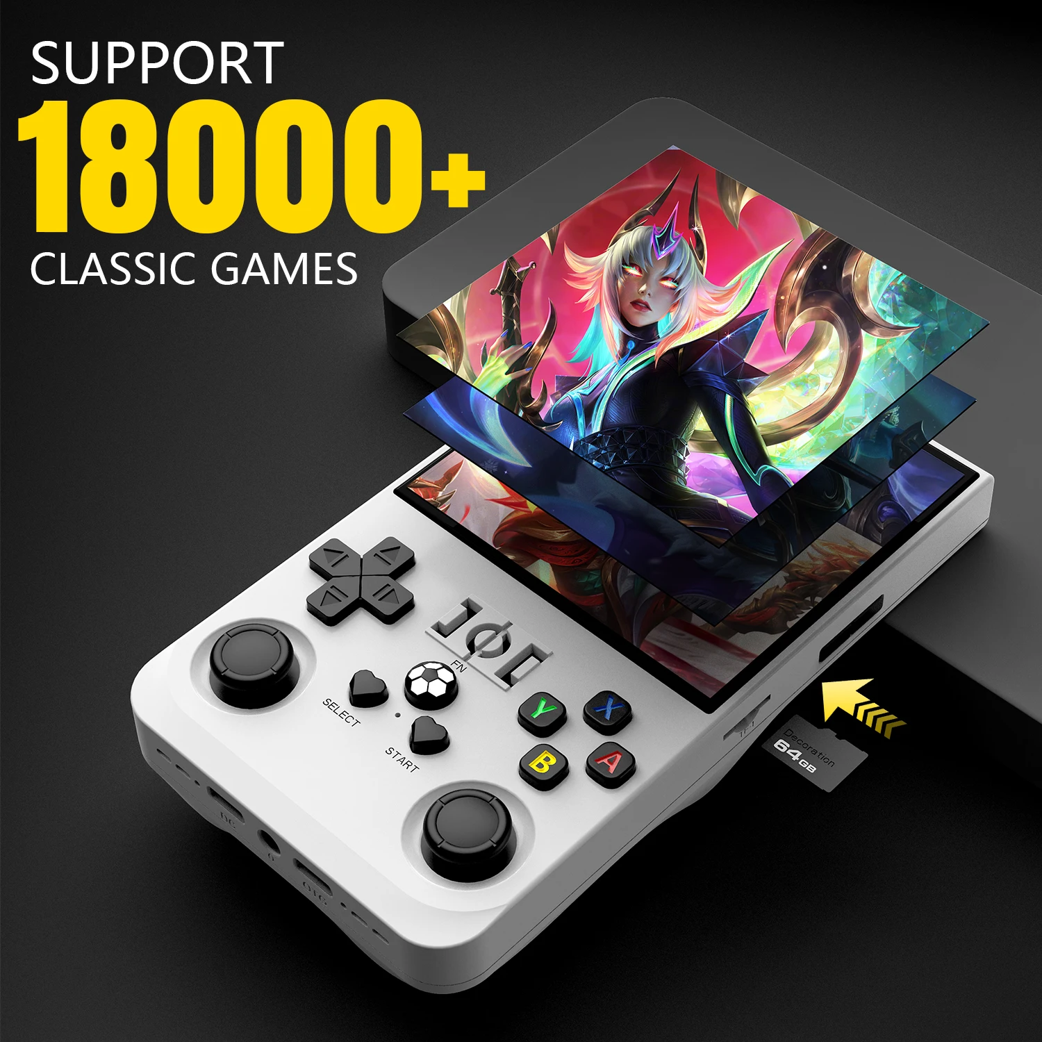 R36MAX Handheld Game Console-apparaten Open Source Retro gaming Linux-systeem 4,0 inch draagbare videogamespeler Console-emulators