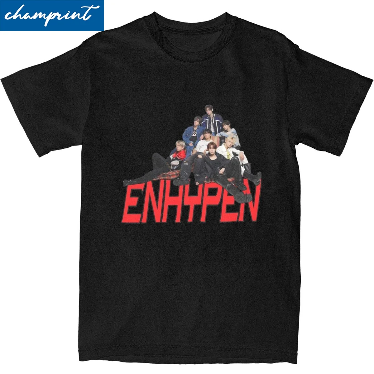 Усовершенствованные футболки для мужчин и женщин Kpop Music Винтажная футболка из чистого хлопка с круглым вырезом и короткими рукавами Топы больших размеров