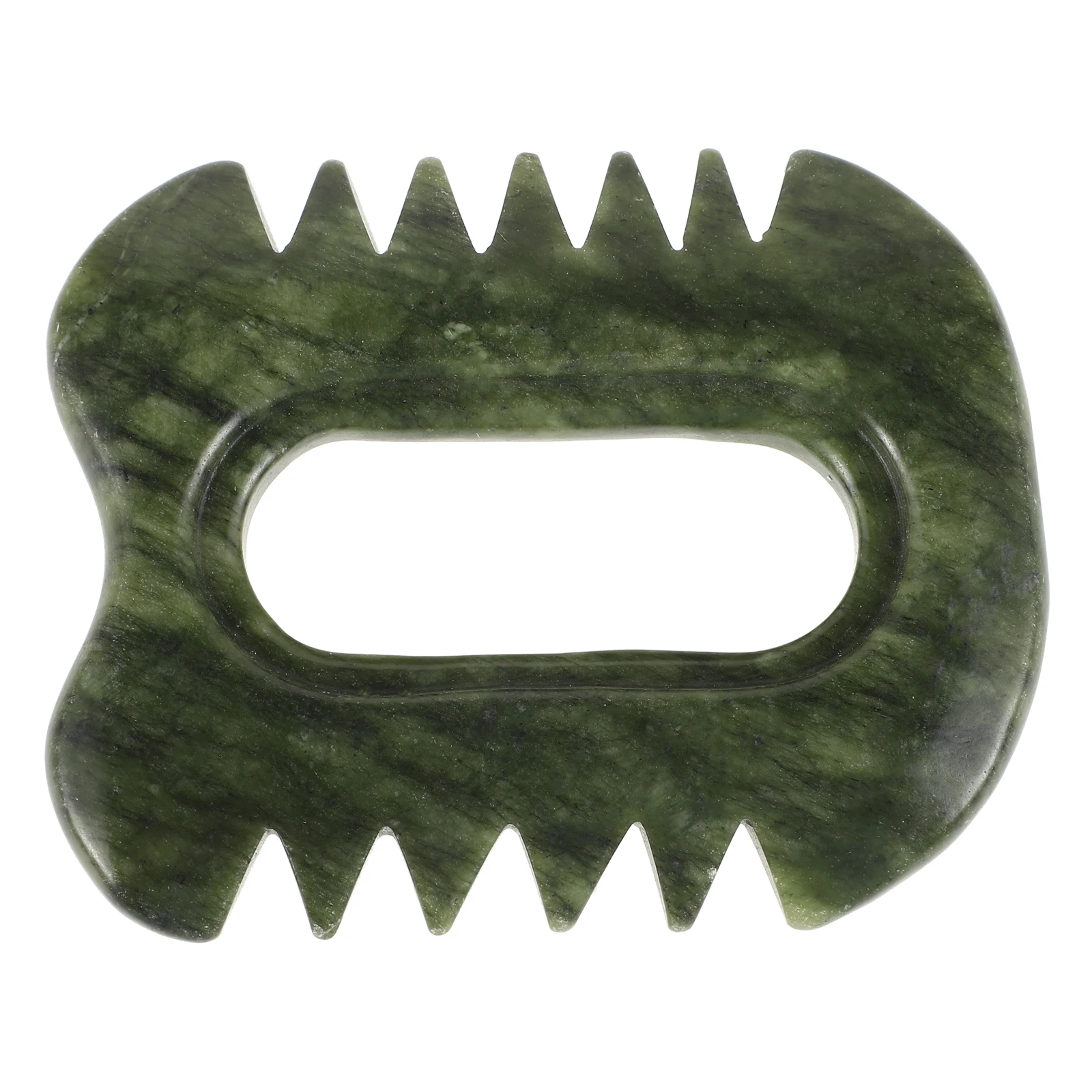 

Natural Stone Scalp Massager Comb 2-in-1 Gua Sha Scraping Tool for Scalp Neck Shoulder Full Body Massage Massage Tools