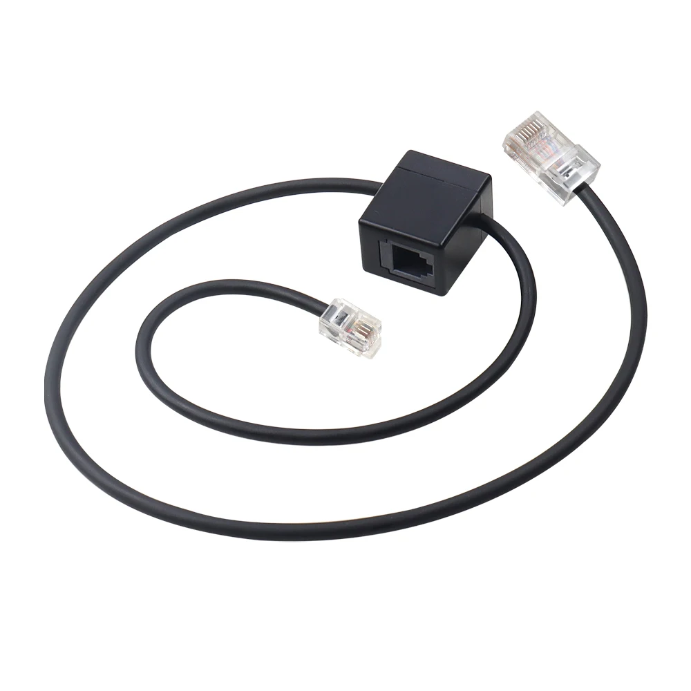 

【LANO】Telephone interface cable, RJ45 to RJ9 female base 4P4C, suitable for customer service telephone headset monitoring cable